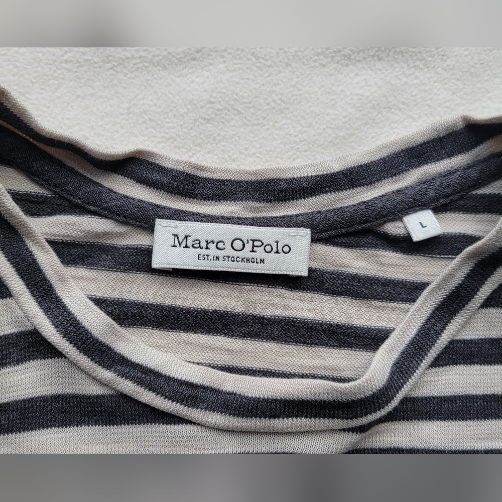 Marc O'Polo Gray Striped Longsleeve - Picture 5 of 9
